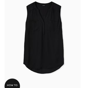 Torrid - GEORGETTE PULLOVER TANK